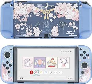 Nintendo Cases Cute, Nintendo Switch Cover Case, Bunny Video, Nintendo Switch Oled, Nintendo Switch Accessories, Video Games Nintendo, Cute Rabbit, Switch Covers, Wearable Technology