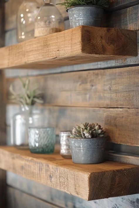 "Create stunning storage with DIY Reclaimed Wood Shelves! 🛠️🪵 This project is perfect for adding warmth and character to any room. 🌟✨ #WoodCrafts #RusticLiving #DIYDecor" Diy Reclaimed Wood, Reclaimed Wood Shelves, Small Space Solutions, Rustic Living, Wood Shelves, Small Space, Reclaimed Wood, Wood Crafts, Small Spaces