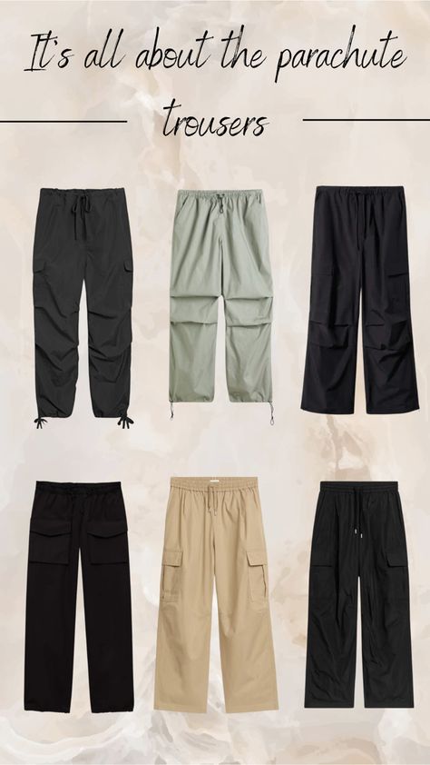 Parachute Trousers, Trousers, Quick Saves