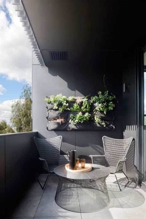 Ikea Deck, Patio Chico, Balkon Decor, Balcony Planters, Balcony Design Ideas, Small Balcony Garden, Modern Balcony, Small Balcony Design, Apartment Chic