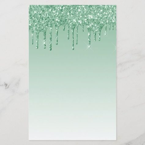 18th Birthday Invitation, Ombre Background, Drip Design, Green Ombre, Green Baby, Green Glitter, 18th Birthday, Zazzle Invitations, Birthday Party Invitations