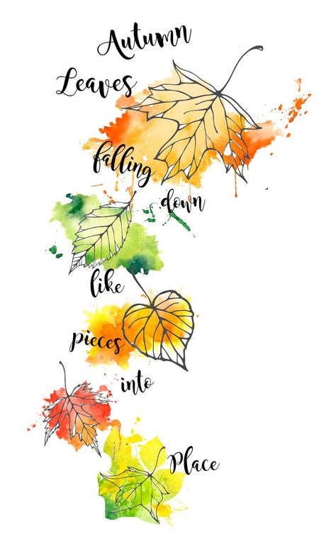 Autumn Leaves Falling Tattoo, Falling Leaves Tattoo, All Too Well Tattoo, Tattoo Concept Art, Well Tattoo, Fall Leaves Tattoo, Tatts Ideas, Autumn Leaves Falling, Leaves Tattoo