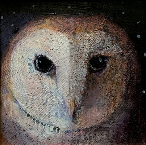 Catherine Hyde, Alan Garner, Owl Painting, Owl Art, London Art, British Artist, Affordable Art, Whimsical Art, Art Fair