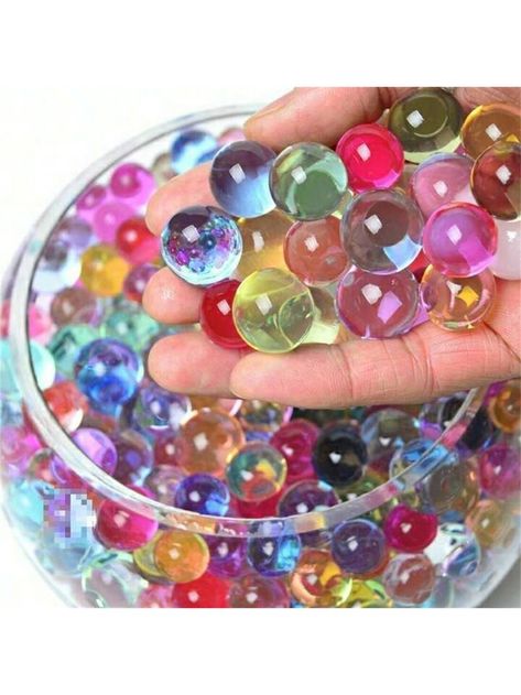 3000pcs Water Gel Beads, Water Gel Beads For Vase Filler, Christmas Decoration, Wedding Centerpiece, Floating Candles, Planting, Floral Decoration Multicolor    Jelly     Home Decor, size features are:Bust: ,Length: ,Sleeve Length: Rainbow Wedding Decorations, Water Gel Beads, Floating Centerpieces, Gel Beads, Polymer Beads, Water Beads, Vase Fillers, Bottle Packaging, Floating Candles