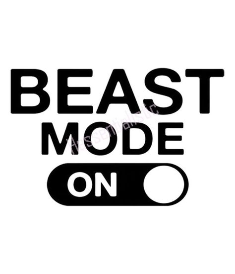 Beast Mode On, Switch Sticker, Gym Interior, Homemade Mask, Wall Quotes Decals, Sport Motivation, Fitness Studio, Beast Mode, Wall Quotes