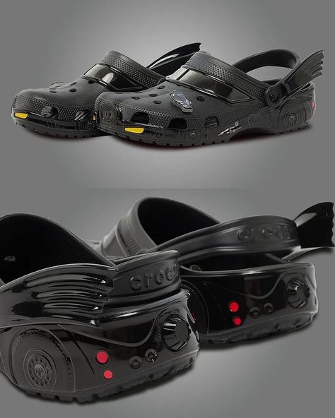 Get ready to rev up your style with the upcoming @batman x @crocs Classic Clog Batmobile. This unique collaboration features a Batmobile-inspired design on Crocs’ iconic clog silhouette, blending playful elements with the comfort you expect. Perfect for fans of both Batman and casual footwear, these clogs are set to make a statement. Cop or Drop ⁉️ — Follow: @trendsetterstyle_ for Daily Fashion/Streetwear News, Trends, Drops & More!! - #BatmanxCrocs #ClassicClog #Batmobile #Crocs #Footwea... Batman Crocs, Crocs Outfit, Crocs Classic Clogs, Casual Footwear, Fashion Streetwear, Christmas List, Cute Shoes, Daily Fashion, Trend Setter