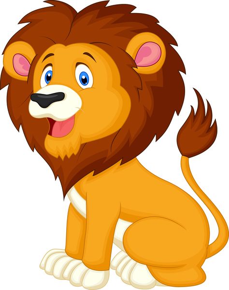 Lion Cartoon Drawing, Cute Lion Cartoon, Lion Cartoon, Jungle Thema, Lion Illustration, Afrique Art, Cute Lion, Cartoon Wall, Safari Theme