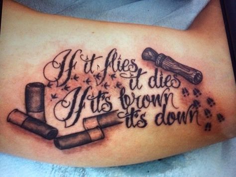 Bow Hunting Tattoos, Deer Hunting Tattoos, Country Girl Tattoos, Cowgirl Tattoos, Hunting Tattoos, Cowboy Tattoos, Father Tattoos, Country Tattoos, Girl Arm Tattoos