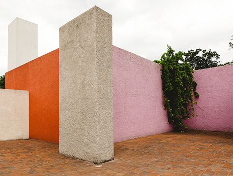 Casa Estudio Luis Barragán | Mexico | AFAR Color Inspiration Boards, Creating Keepsakes, Mexico House, Pritzker Prize, Good Color Combinations, Affiliate Marketing Programs, Light And Space, Modern Buildings, Colour Schemes