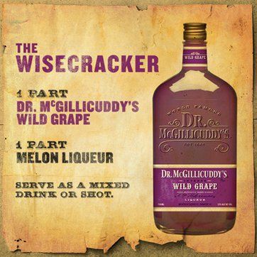 1 part Dr. McGillicuddy’s Wild Grape, 1 part melon liqueur, Serve as a chilled shot or over ice. Whiskey Orange Juice, Dirty Shirley Recipe, Dr Mcgillicuddy, Boozy Recipes, Bomb Drinks, Peach Whiskey, Cherry Cheesecake Recipe, Apple Whiskey, Melon Liqueur