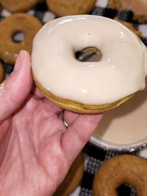 Sourdough Baked Pumpkin Donuts - Find the Silver Lining Apple Cider Donuts Recipe Sourdough, Sourdough Pumpkin Donuts Baked, Sourdough Apple Cider Donut Recipe, Sourdough Doughnut Recipe, Pumpkin Cinnamon Swirl Sourdough, Sourdough Donut Recipe, Pumpkin Sourdough Boule, Pumpkin Donuts Baked, Fall Bakery