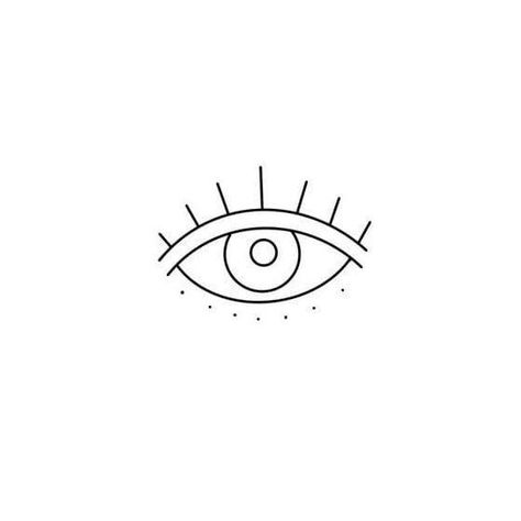 Greek Eye Tattoo Minimalist, Turkish Eye Tattoo, Eye Tattoo Simple, Simple Eye Tattoo, Tattoo Philippines, Ojo Tattoo, Eye Stencil, Protection Tattoo, Karma Tattoo