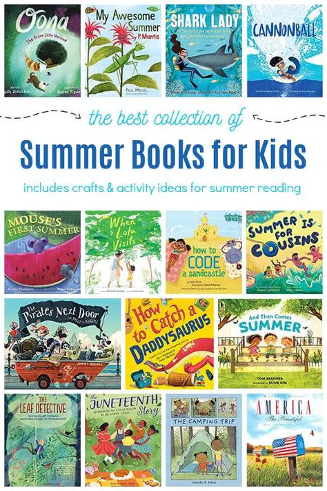 The Best Summer Books for Kids - The Educators' Spin On It Books About Summer For Kids, Summer Books For Kids, Butterfly Science Activities, Painted Cinder Blocks, Best Summer Books, Curriculum Themes, Fun Garden Projects, Shark Books, Gail Gibbons