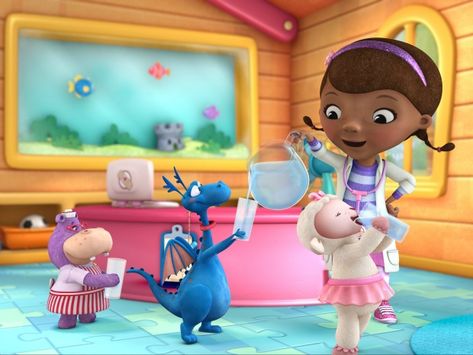 10 Kid Shows to Download That Beat the Holiday Travel Tantrums Halsey Street, Doc Mcs, Animation Programs, Doc Mcstuffins, Walt Disney Company, Family Mom, Wall Posters, Disney Junior, Little Pigs