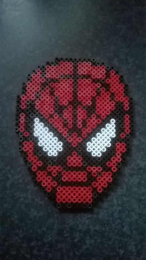 Hamma Beads Ideas, Pearl Beads Pattern, Easy Perler Beads Ideas, Fuse Bead Patterns, Spiderman Spider, Hama Beads Design, Diy Perler Bead Crafts, Perler Crafts, Hama Beads Patterns