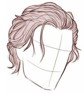 Man Bun Drawing Reference Front View, Male Hair Side View Drawing, Short Hair Styles Drawing, Hair References Drawing, Side View Drawing, Profile Drawing, Mens Hairstyles Medium, Hair Sketch, Face Sketch