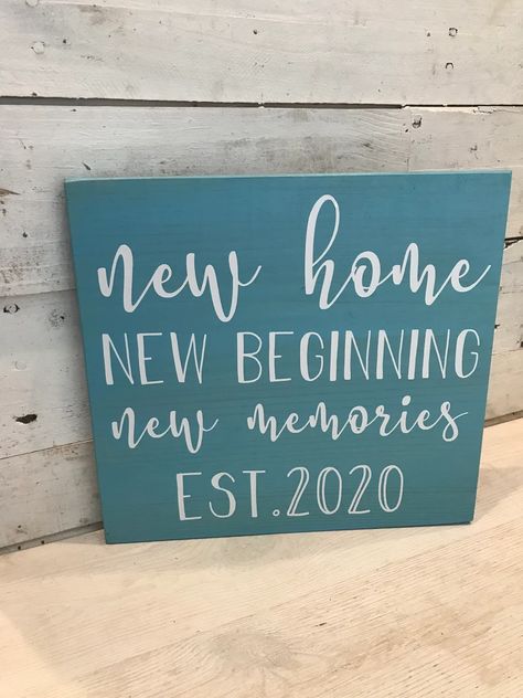 New Home New Beginning New Memories Established Sign is a must have gift for those buying their first home, starting a new life, after divorce beginning, engagement gift, etc.
It makes a great mantle sitter or wall decor with a sawtooth hanger. New Home Sign, Starting A New Life, Life After Divorce, Scrabble Tile Wall Art, Divorce Gift, Photo Wall Gallery, Established Sign, Tile Wall Art, New Memories