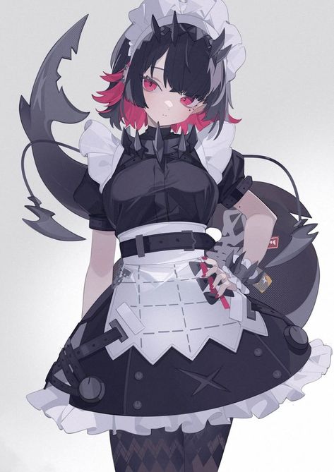 Zenless Zone Zero Ellen, Zenlesszonezero Ellen Joe, Ellen Zenless Zone Zero, Ellen Joe Zzz, Anime Maid, 캐릭�터 드로잉, Game Character Design, Animated Drawings, Beautiful Drawings