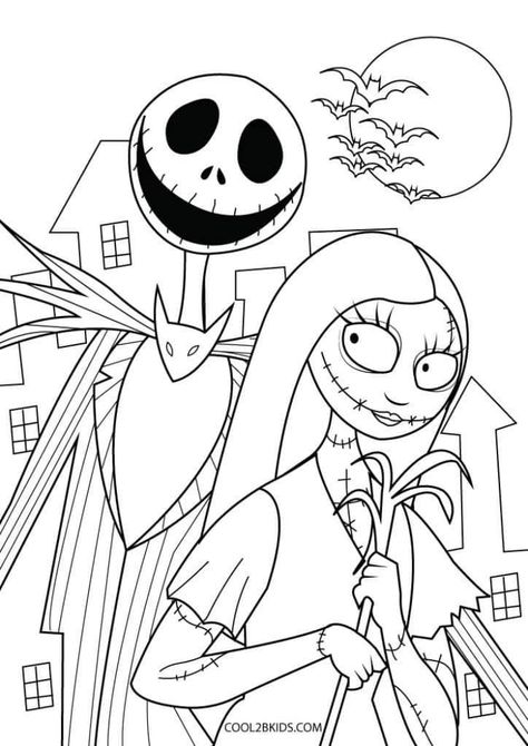 Jack The Skeleton Coloring Page, Nightmare Before Christmas Colouring Pages, Jack Skeleton Coloring Pages, Jack And Sally Coloring Pages Free Printable, Sally Nightmare Before Christmas Coloring Page, Nightmare Before Christmas Party Decorations Free Printable, Pages For Coloring, Nightmare Before Christmas Preschool Activities, Nightmare Before Christmas Coloring Sheets