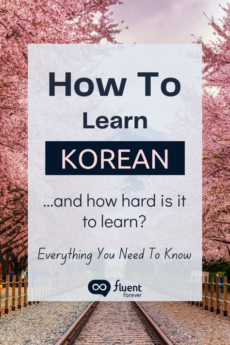 Compared to other Asian languages, Korean is not that hard to learn. But how hard is it and what are the best ways to learn Korean? We've got you covered. Click the link above to learn all about the most efficient and quickest ways to learn Korean. How To Learn Korean, Learn Korean Fast, Asian Languages, Learn To Speak Korean, Korean Tv Series, Short Conversation, Learn Hangul, Learning Framework, Korean Phrases