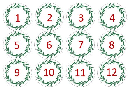 Free printable numbers for the advent calendar Advent Numbers Printable Free, Advent Calendar Numbers Printable Free, Christmas Numbers Printable, Advent Calendar Numbers, Kindergarten Decor, Free Printable Numbers, Christmas Advent Calendar Diy, Printable Advent Calendar, Calendar Numbers