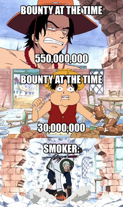 Ace X Smoker, One Piece Smoker, Meme One Piece, Smoker One Piece, Funny One Piece, Ace One Piece, Ace And Luffy, One Piece Meme, One Piece Crew