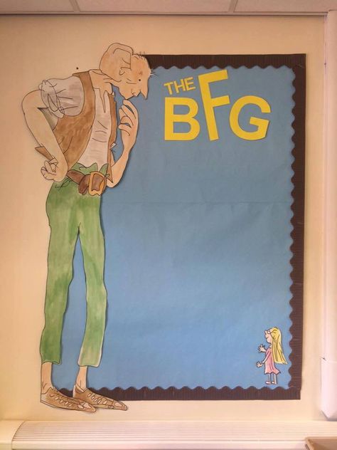 BFG display board Roald Dahl Display, Bfg Display, Rohl Dahl, Bfg Book, Bfg Party, Bfg Activities, Bfg Novel Study, The Bfg Book, Bfg Roald Dahl