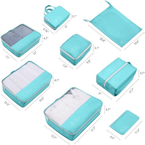 Travel Pouch Set, Shoe Bags For Travel, Suitcase Organization, Packing Luggage, Travel Bag Organization, Travel Storage Bag, Packing Cubes, Suitcase Traveling, Hanging Bag