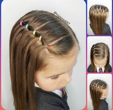 Spring Picture Hairstyles For Kids, Christmas Hairstyles For Kids Short Hair, Cute Hairstyles For Girls Kids Easy, Kids Hairstyles Girls Easy Short, Quick Girls Hairstyles Kids, Preschool Hairstyles, Hairstyles With Accessories, Toddler Hair Dos, Toddler Girl Hairstyles