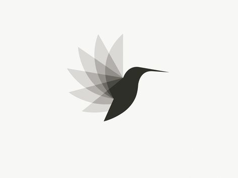 Hummingbird Logo Personal, الفن الرقمي, Logo Animal, Inspiration Logo Design, Logo Minimalista, 흑백 그림, Plakat Design, Bird Logos, Grafic Design