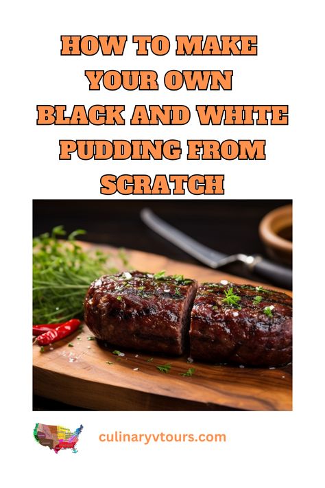 Uncover the mystery of Irish black and white pudding and embark on a culinary journey through Ireland's rich cultural tapestry. Learn how to make these iconic dishes at home, and experience the flavors that have captivated food enthusiasts for generations. #IrishDelicacies #SavorTheFlavors #HomemadeRecipes White Pudding Recipe, Black And White Pudding, White Pudding, Blood Sausage, Irish Cuisine, Irish Breakfast, Black Pudding, Pork Meat, Vegetarian Options