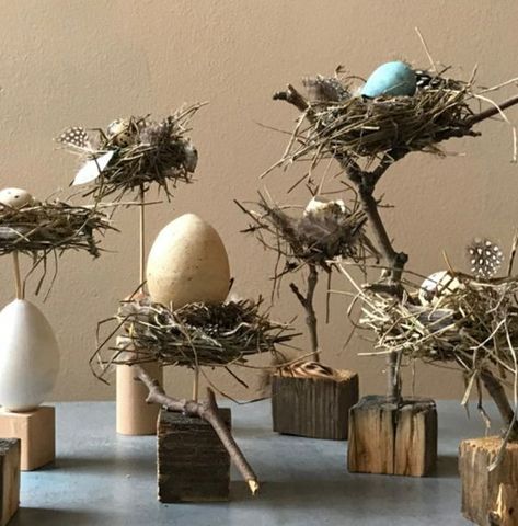 Bird Nest Craft, Birds Nests, Landscaping Florida, Landscaping Flowers, Front Porch Christmas Decor Ideas, Spring Easter Crafts, Porch Christmas Decor Ideas, Porch Christmas Decor, Front Porch Christmas