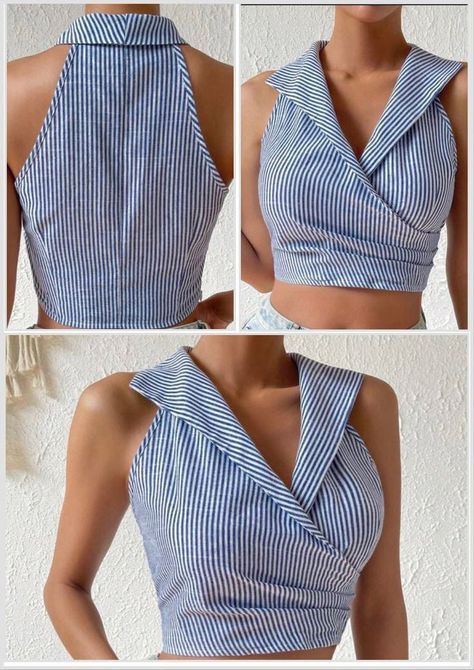 Trendy Crop Top, Luxury Photography, Design Moda, Fashion Top Outfits, Unique Blouse Designs, Unique Blouse, Trendy Blouse Designs, Classy Fashion, Fancy Blouses