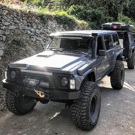 Nissan Patrol Y60 Offroad, Nissan Patrol Y60 Safari, Nissan Gr, Gq Patrol, Nissan Safari, Blue Jeep Wrangler, Jeep Fenders, Adventure 4x4, Jeep Sport