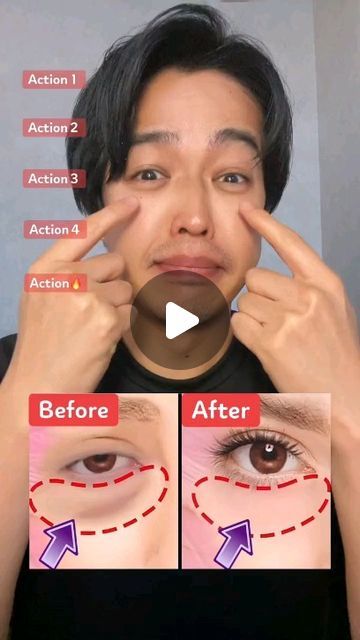 Face Yoga Exercises Eyes, Face Yoga Eyes, Face Massage Tutorial, Face Lift Exercises, Face Massage Anti Aging, Facial Massage Routine, Face Yoga Exercises, Face Yoga Facial Exercises, Facial Yoga