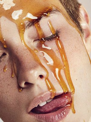 new event uploaded from kaefmueller on 17 07 2018 001 Honey Portrait Photography, Honey Dripping Photography, Honey On Face Photography, Honey Editorial, Honey Portrait, Honey Shoot, Honey Photoshoot, Face Mask Honey, Face Photoshoot