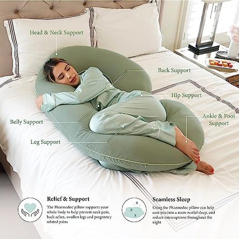 Perfect for dorm rooms or pregnancy this super comfortable body pillow will wrap you in pure bliss Pregnant Sleep, Pregnancy Body Pillow, Maternity Pillow, New Mom Gifts, Pregnancy Must Haves, Pregnancy Body, Body Pillows, Pregnancy Essentials, Pregnancy Pillow