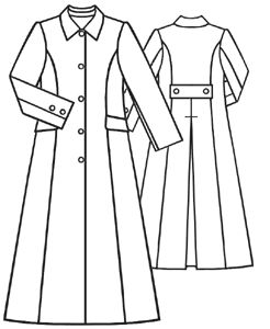 example - #5102 Long Coat Long Coat Pattern, Cosplay Tricks, Sherlock Coat, Sewing Jacket, Fashion Illustration Template, Women's Coat Pattern, Sewing Patterns For Women, Sewing Coat, Coat Sewing