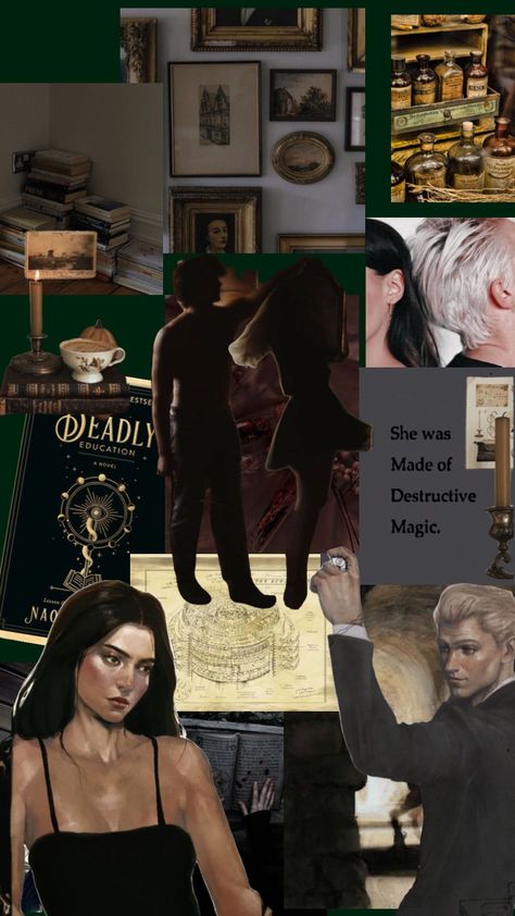 # A deadly education Scholomance Aesthetic, A Deadly Education Fanart, A Deadly Education, Naomi Novik, 2023 Books, Aesthetic Desktop Wallpaper, Book Aesthetic, Creative Play, Dark Fantasy