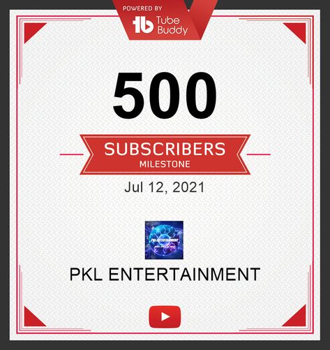 500 Subscribers Milestone! via @TubeBuddy 500 Subscribers Youtube, 500 Subscribe, Subscribers Youtube, Title Generator, Video Seo, Youtube Subscribers, Predictive Analytics, Doodle On Photo, Media Coverage