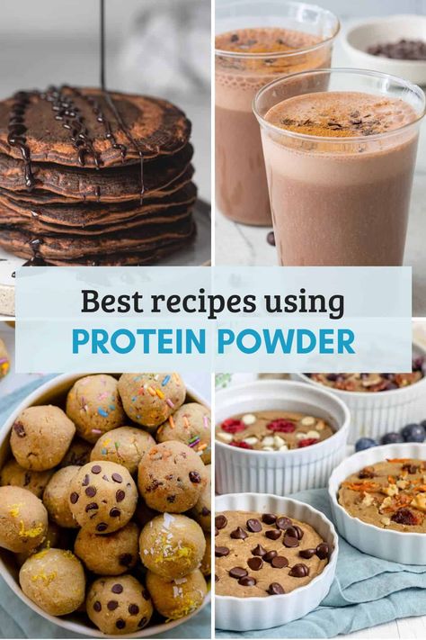 Things To Do With Vanilla Protein Powder, Protein Powder Shake Recipes To Lose, Healthy Smoothie Recipes With Protein Powder, Protein Powder Dinner Recipes, Sweet Protein Recipes, What Can I Make With Protein Powder, Coffee Protein Powder Recipes, Purely Inspired Organic Protein Recipes, Stuff To Make With Protein Powder