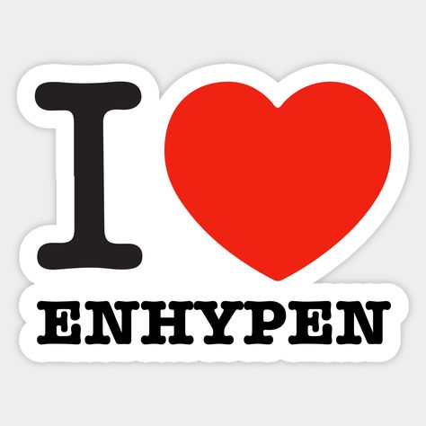 I love enhypen heart engene text fan merch design -- Choose from our vast selection of stickers to match with your favorite design to make the perfect customized sticker/decal. Perfect to put on water bottles, laptops, hard hats, and car windows. Everything from favorite TV show stickers to funny stickers. For men, women, boys, and girls. Kpop Stickers Enhypen, Enhypen Stickers Printable, Sticker Booth, I Love Enhypen, Enhypen Y2k, Enhypen Heart, I Love K, Enhypen Sticker, Sticker Enhypen