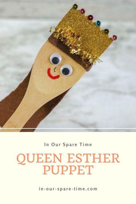 Esther Helped Her People Craft, Esther Saves Her People Craft, Queen Esther Crafts For Kids, Shepherd Craft, Queen Esther Crafts, Kindy Craft, Ester Crafts, Purim Preschool, Puppets To Make