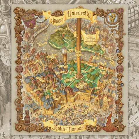 The Unreal Guide to Unseen University | Terry Pratchett | Maps Ankh Morpork Map, Discworld Map, Unseen University, Ankh Morpork, Terry Pratchett Discworld, Wizard School, Commonplace Book, Menu Book, Terry Pratchett