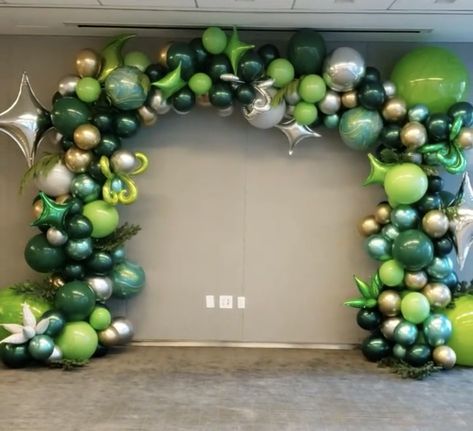 Army Balloon Arch, Camo Balloon Arch, Black Green And Gold Balloons, Camo Theme Balloon Garland, Green And Black Balloons, Green Balon Birthday, Happy Beer, Balloons Galore, Beer Day