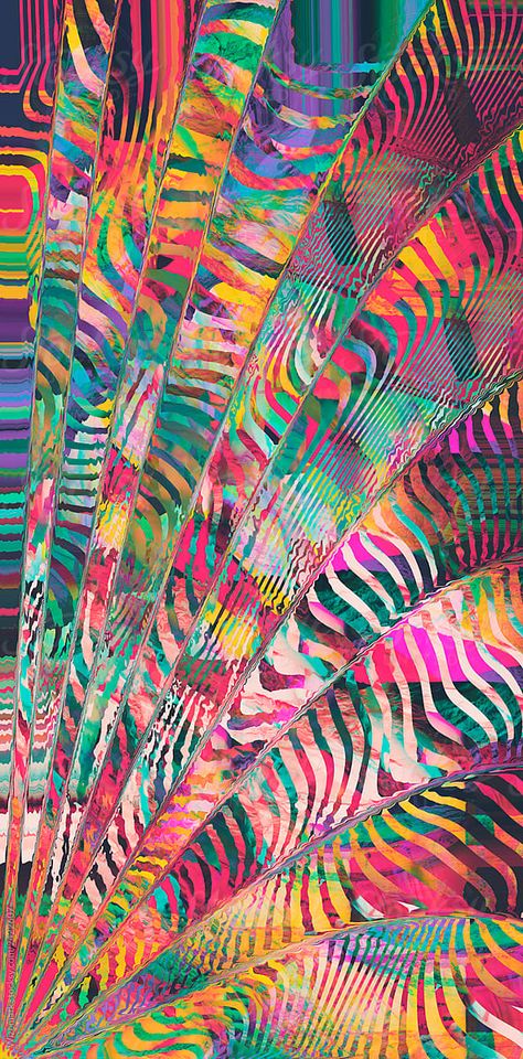 Tropical Background Wallpapers, Luxury Conservatory, Tropical Wallpaper Texture, Glitch Nails, Jungle Collage, Glitch Background, Tropical Collage, Palm Background, Abstract Jungle