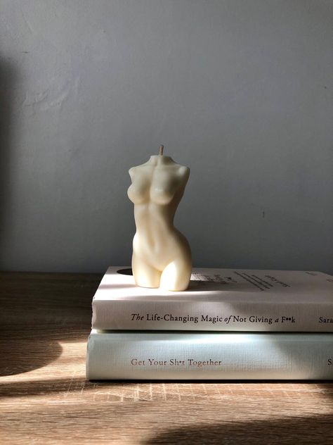 Sculpture Candle Aesthetic, Roman Gods And Goddesses, Aphrodite Candle, Greek And Roman Gods, Goddess Hestia, Figure Candles, Bust Candle, Be A Goddess, Woman Torso