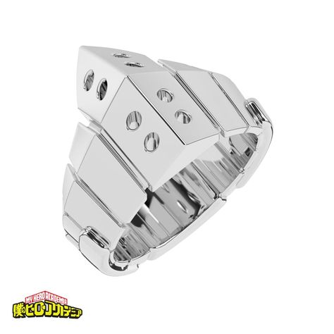 Officially Licensed My Hero Academia© & ™ ©K. Horikoshi/Shueisha.Crunchy Roll. Embrace the spirit of heroism with our officially licensed Izuku Midoriya Mask Ring, inspired by the iconic mouth guard of the beloved protagonist from My Hero Academia. Show your love for My Hero Academia and channel your inner hero with this officially licensed Deku's Mask Ring. Order yours today and wear a piece of the heroic legacy! Material of Ring: 316L Stainless Steel 18KT Gold Plated or Rhodium Plated Over Sta My Hero Academia Jewelry, Deku Mask, Outfit Wishlist, Katsuki Bakugo, Cosplay Accessories, Anime Inspired Outfits, Anime Accessories, Cosplay Diy, Mouth Guard