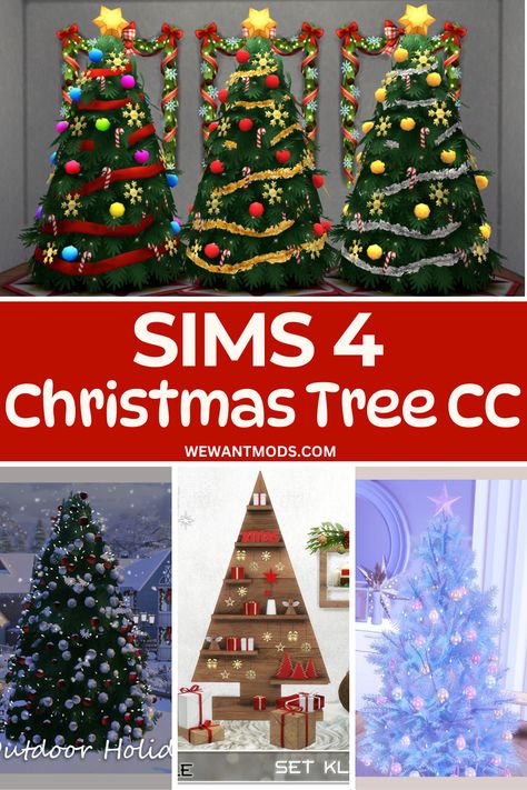 Virelai — DOWNLOAD (SFS) High Poly (18K - but understand... Sims 4 Christmas Tree, Sims 4 Christmas Cc, Sims Christmas, Sims 4 Seasons, Orange Christmas Tree, Holiday Pack, Spruce Trees, Sims 4 Studio, Free Sims 4