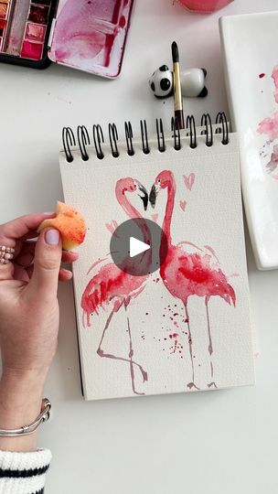 Valentinesday Craft, Magic Watercolor, Water Paint, Sponge Painting, Pallet Painting, Gods Creation, Watercolour Tutorials, Watercolor Inspiration, Water Painting